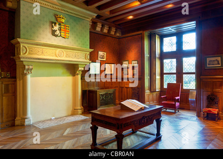 Vallée de la Loire, Azay-le-Rideau Château Banque D'Images