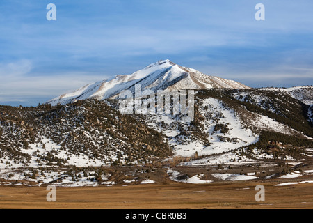 États-unis, Californie, l'Est de la Sierra Nevada, Toms, paysage à Little Round Valley Banque D'Images