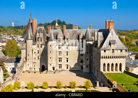 Vallée de la Loire, le château de Langeais Banque D'Images