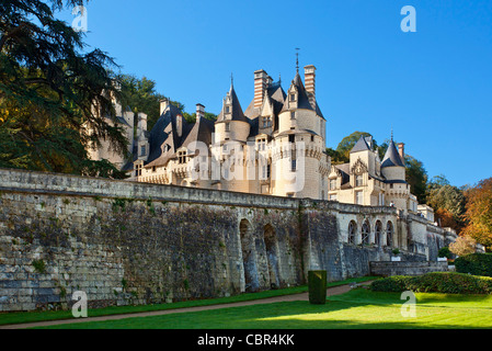 Vallée de la Loire, le Chateau d'Ussé Banque D'Images