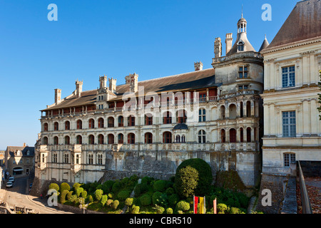 Vallée de la Loire, le château de Blois Banque D'Images