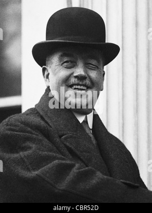 Vintage photo de homme politique Arthur Henderson (1863 - 1935) - lauréat du Prix Nobel de la paix en 1934. Banque D'Images