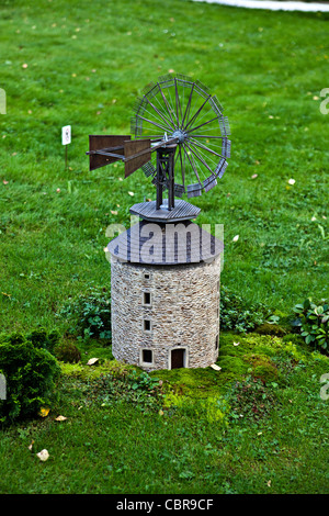 Modèle de Moulin Ruprechtov dans le parc Boheminium à Marianske Lazne. En Photo le 20 septembre 2011 à Marianske Lazne, Banque D'Images