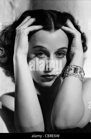 Hedy Lamarr ( 9 Novembre, 1913 - janvier 19, 2000 )- Austrian-American l'actrice Banque D'Images