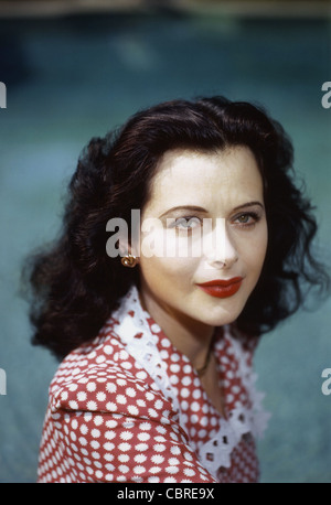 Hedy Lamarr ( 9 Novembre, 1913 - janvier 19, 2000 )- Austrian-American l'actrice Banque D'Images