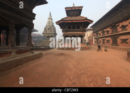 Scène de rue à Durbar Square Bhaktapur, dans Kathmandu Banque D'Images