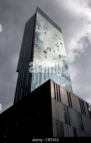 Beetham Tower (Hôtel Hilton  + appartements), 874-6448, centre-ville, Manchester, Angleterre, RU Banque D'Images