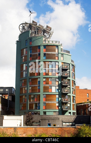 Le bâtiment vert, nouveau Wakefield St, centre-ville, Manchester, Royaume-Uni. Banque D'Images