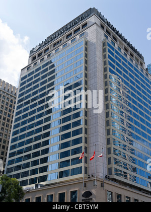Centre de HONG KONG dh bâtiment de l'hôtel Mandarin Oriental Banque D'Images