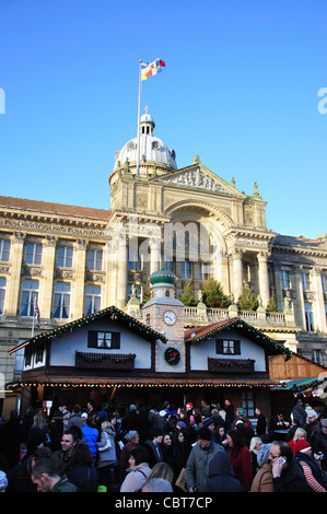 Marché de Noël de Francfort, Victoria Square, Birmingham, West Midlands, England, United Kingdom Banque D'Images