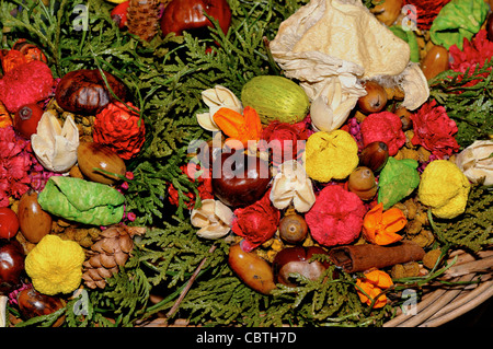 Bouquet de Noël - souvenirs à la part de marché de l'artisanat. Banque D'Images