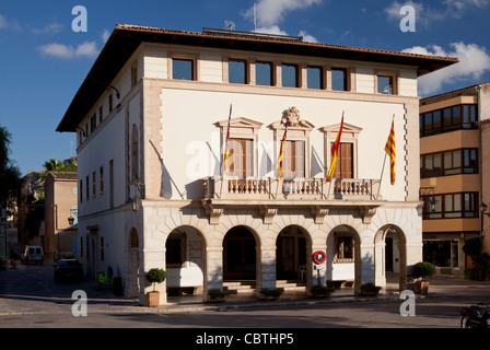 Mairie, Alcudia, Majorque, Iles Baléares, Espagne Banque D'Images