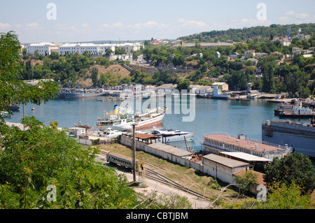 L'Ukraine. Sébastopol. Port. Banque D'Images