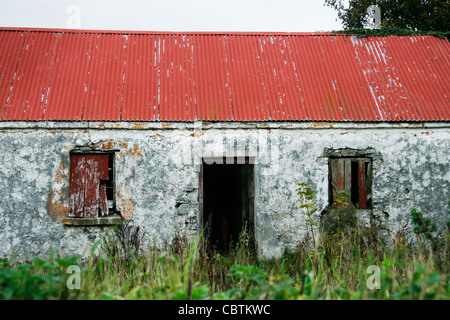 Ferme abandonnée cottage Banque D'Images