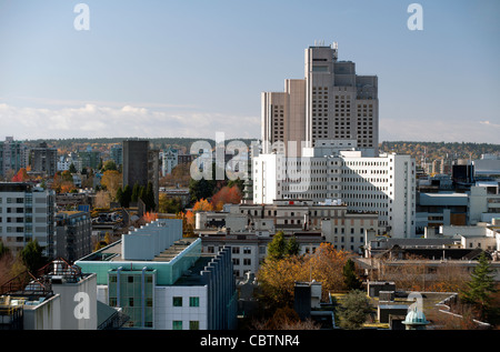 Les bâtiments modernes à Vancouver Banque D'Images