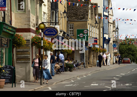 Dans le centre-ville de Tetbury Gloucestershire Banque D'Images