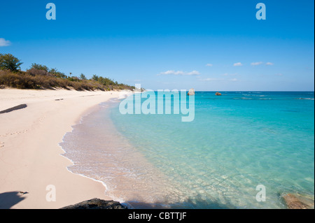 Les Bermudes. Warwick Long Bay, Jobson's Cove Beach, les Bermudes. Banque D'Images