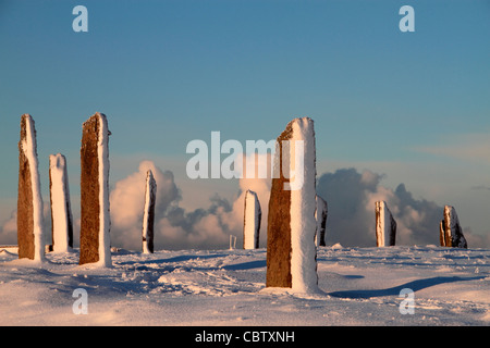 Orkney Islands, anneau de Shetlands en hiver Banque D'Images