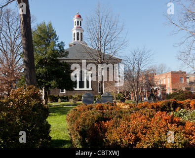 Christ Church à Alexandrie une vieille église coloniale où George Washington adoré Banque D'Images