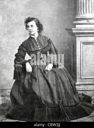 Originaire de la Nouvelle Orléans, Pauline Cushman a passé beaucoup de temps dans le Nord et a risqué sa vie dans le Service Secret de l'Union européenne. Banque D'Images