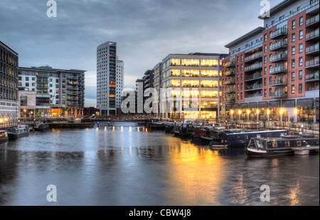 Clarence Docks à Leeds Banque D'Images