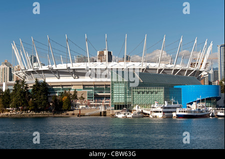 Vancouver, BC Place Stadium avec toiture neuve Banque D'Images