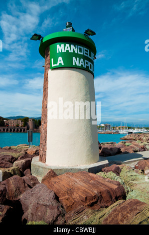 Port de Mandelieu La Napoule, Côte d'Azur, France Banque D'Images