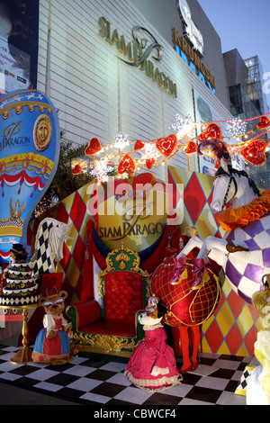 Nouvel an noël à thème de Siam Paragon mall à Bangkok Banque D'Images