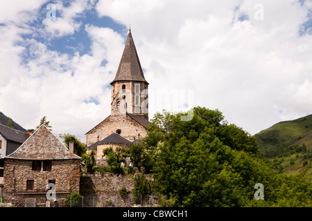 Salardú, Val d'Aran, Lleida, Espagne Banque D'Images