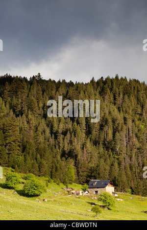 Banhs de Tredòs, Val d'Aran, Lleida, Espagne Banque D'Images