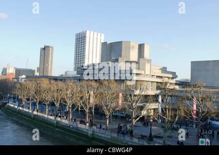 Le Théâtre National de South Bank London UK Banque D'Images