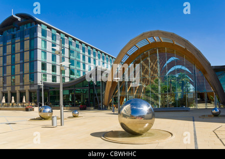 Jardins d'hiver le centre-ville de Sheffield Sheffield South Yorkshire Angleterre GO UK EU Europe Banque D'Images