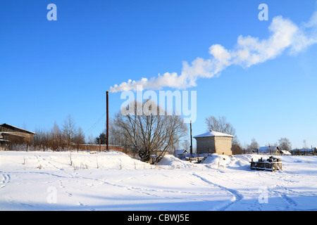tuyau de fumée Banque D'Images