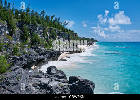 Astwood Cove beach, Bermudes Banque D'Images