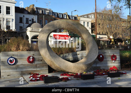 War Memorial, Islington Green, London, England, UK Banque D'Images