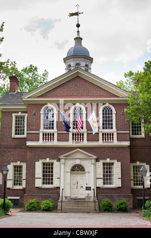 CARPENTER'S HALL de Philadelphie, en Pennsylvanie Banque D'Images