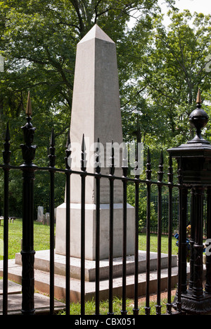 Tombe de Jefferson MONTICELLO VIRGINIE Banque D'Images