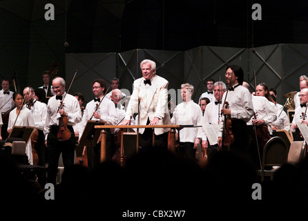 ART, MUSIQUE, Christoph von DOHNANYI TANGLEWOOD MUSIC FESTIVAL Banque D'Images