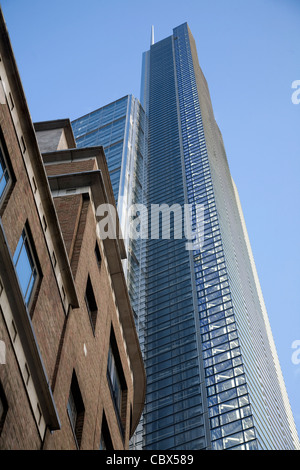 Tour Heron conçu par les architectes Kohn Pedersen Fox, City of London, England Banque D'Images