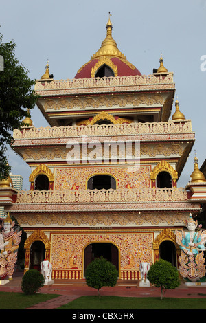 Temple bouddhiste de Dhammikarama. L'île de Penang, Penang, Malaisie, Asie du Sud-Est, Asie Banque D'Images