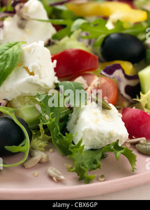 Salade de fromage feta Banque D'Images