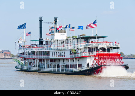 Natchez IX croisière en bateau à vapeur, La Nouvelle-Orléans Banque D'Images