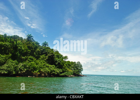 Rachitisme Island (îles de la banane), la Sierra Leone, l'Afrique de l'Ouest Banque D'Images