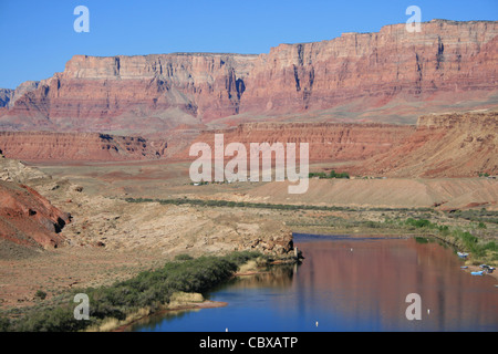 Lees Ferry sur le fleuve Colorado dans l'Arizona du nord Banque D'Images