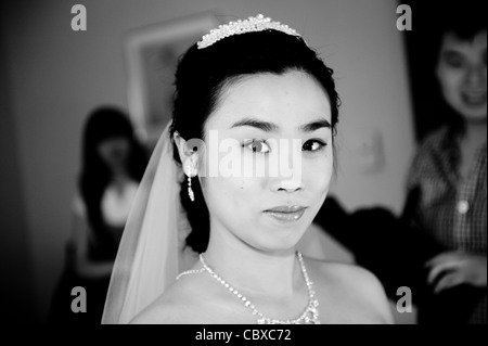 Le mariage de Li Ang et Guo Lina Banque D'Images