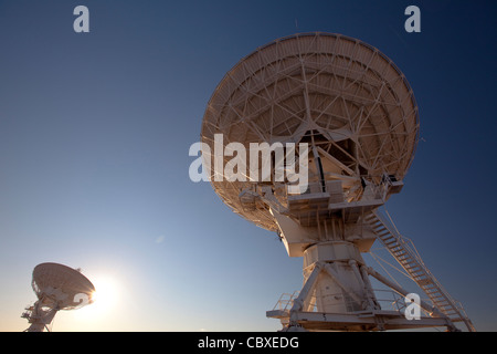 Le radiotélescope de plats du Very Large Array au Nouveau Mexique, USA Banque D'Images