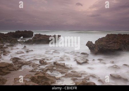 Jupiter Beach, Coral Cove State Park, Blowing Rocks State Park, Florida, USA Banque D'Images