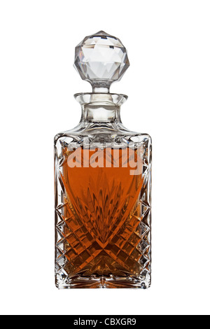 Carafe à whisky whisky Scotch whisky single malt whisky de maïs coupé Banque D'Images
