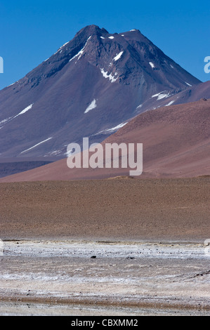 Le Chili. Désert d'Atacama. Paso de Jama. Volcan pili. Banque D'Images