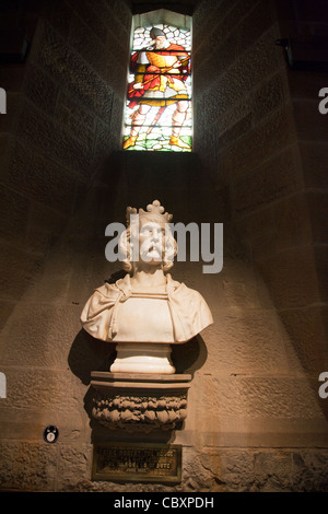 Détail à l'intérieur de Monument William Wallace, Stirling, Ecosse iconique in memoriam écossais de William Wallace Banque D'Images